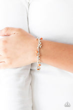 Load image into Gallery viewer, Sailing The Seven Seas - Orange necklace plus Aquatic Adventure - Orange bracelet (2061)
