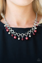 Load image into Gallery viewer, Fiercely Fancy - Red necklace plus matching bracelet Fancy Fascination - Red 856