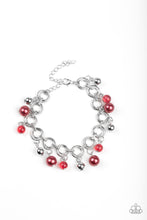 Load image into Gallery viewer, Fiercely Fancy - Red necklace plus matching bracelet Fancy Fascination - Red 856