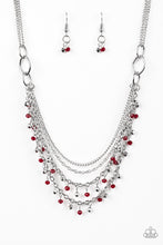 Load image into Gallery viewer, Financially Fabulous - Red necklace 892