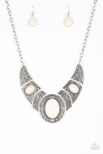 Load image into Gallery viewer, Leave Your LANDMARK - White necklace 930