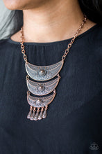Load image into Gallery viewer, Go STEER-Crazy - copper necklace 601