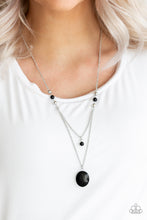 Load image into Gallery viewer, Time to Hit The ROAM - Black necklace 597