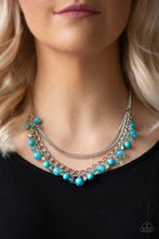 Load image into Gallery viewer, Wait and SEA - Blue necklace B110