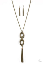 Load image into Gallery viewer, Enmeshed in Mesh - brass necklace 805