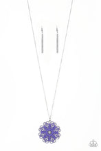 Load image into Gallery viewer, Spin Your PINWHEELS - Purple necklace 590