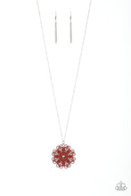 Load image into Gallery viewer, Spin Your PINWHEELS - red necklace 776
