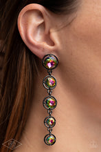Load image into Gallery viewer, Drippin' In Starlight - Multi oil spill earring D031