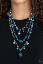 Load image into Gallery viewer, The Partygoer - Blue necklace 982