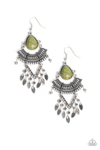 Load image into Gallery viewer, Vintage Vagabond - Green earring 920