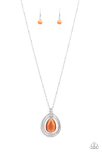 Load image into Gallery viewer, GLOW and Tell - Orange necklace 1656