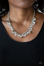 Load image into Gallery viewer, Downstage Dazzle - White necklace 962