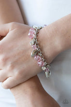 Load image into Gallery viewer, Downstage Dazzle - Pink necklace plus matching bracelet Dazing Dazzle 1629