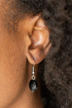 Load image into Gallery viewer, Duchess Dazzle - Black lanyard necklace 982