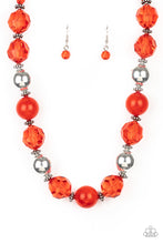 Load image into Gallery viewer, Very Voluminous - Red necklace 941