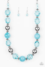 Load image into Gallery viewer, Very Voluminous - blue necklace 761