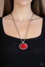 Load image into Gallery viewer, Sedimentary Colors - red necklace 686