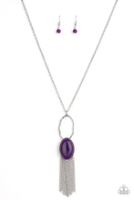 Load image into Gallery viewer, Dewy Desert - Purple necklace 2031