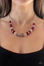 Load image into Gallery viewer, Distracted by Dazzle - Red necklace 781