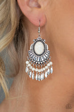 Load image into Gallery viewer, Eco Trip - White earring 2057