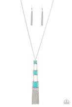 Load image into Gallery viewer, This Land Is Your Land - Blue necklace 2031