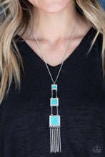Load image into Gallery viewer, This Land Is Your Land - Blue necklace 2031