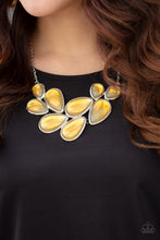 Load image into Gallery viewer, Iridescently Irresistible - Yellow necklace 908