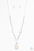 Load image into Gallery viewer, Recycled Refinement - White necklace 1577