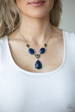 Load image into Gallery viewer, Heirloom Hideaway - Blue necklace 896