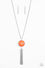Load image into Gallery viewer, Prismatically Polygon - Orange necklace 970