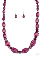 Load image into Gallery viewer, High Alert - Purple necklace B044