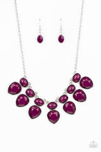 Load image into Gallery viewer, Modern Masquerade - Purple necklace 1584