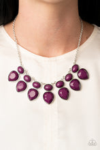 Load image into Gallery viewer, Modern Masquerade - Purple necklace 1584