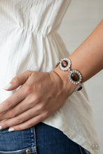 Load image into Gallery viewer, Demurely Diva - Brown bracelet B055