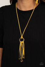 Load image into Gallery viewer, Feel at HOMESPUN - Yellow necklace 506