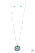 Load image into Gallery viewer, Adobe Adornment - Blue necklace 2058