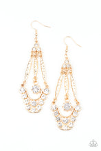 Load image into Gallery viewer, High-Ranking Radiance - Gold earring 658