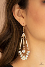 Load image into Gallery viewer, High-Ranking Radiance - Gold earring 658