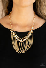 Load image into Gallery viewer, Flaunt Your Fringe - Gold necklace D087