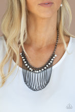 Load image into Gallery viewer, Flaunt Your Fringe - Black necklace 2082