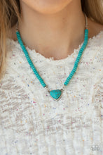 Load image into Gallery viewer, Country Sweetheart - Blue necklace 2199