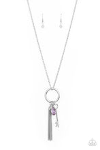 Load image into Gallery viewer, Unlock Your Sparkle - Purple necklace 2110