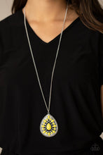 Load image into Gallery viewer, Retro Prairies - Yellow necklace 512