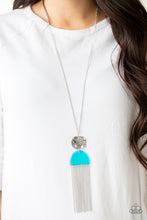 Load image into Gallery viewer, Color Me Neon - Blue necklace 2110