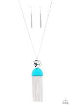 Load image into Gallery viewer, Color Me Neon - Blue necklace 2110