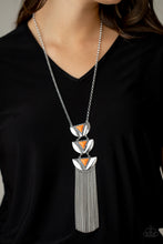 Load image into Gallery viewer, Gallery Expo - Orange necklace F045