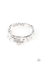 Load image into Gallery viewer, Glacial Glimmer - White bracelet 670