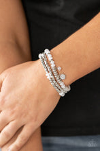 Load image into Gallery viewer, Glacial Glimmer - White bracelet 670
