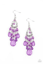 Load image into Gallery viewer, Paid Vacation - Purple earring 624