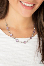 Load image into Gallery viewer, Inner Illumination - Purple necklace 2201
